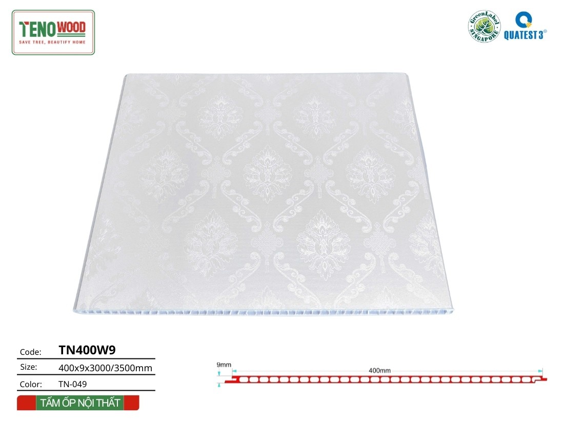 Tấm ốp nội thất Nano TN400W9 TN-049