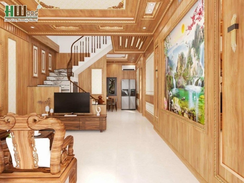 Phòng khách với tấm Nano