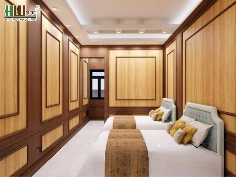 Nano vân gỗ cho phòng ngủ ấm cúng