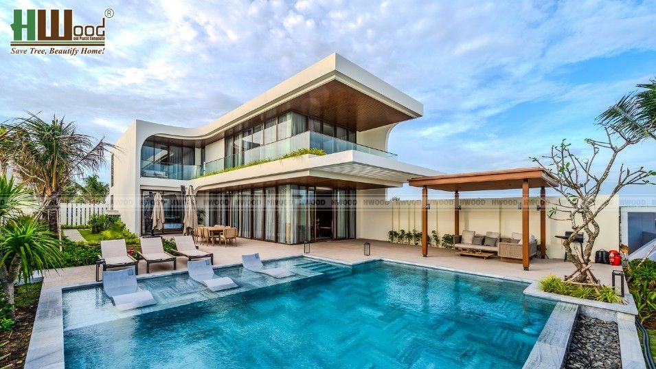 Biệt thự hồ bơi cabana nghỉ dưỡng Ixora Hồ Tràm