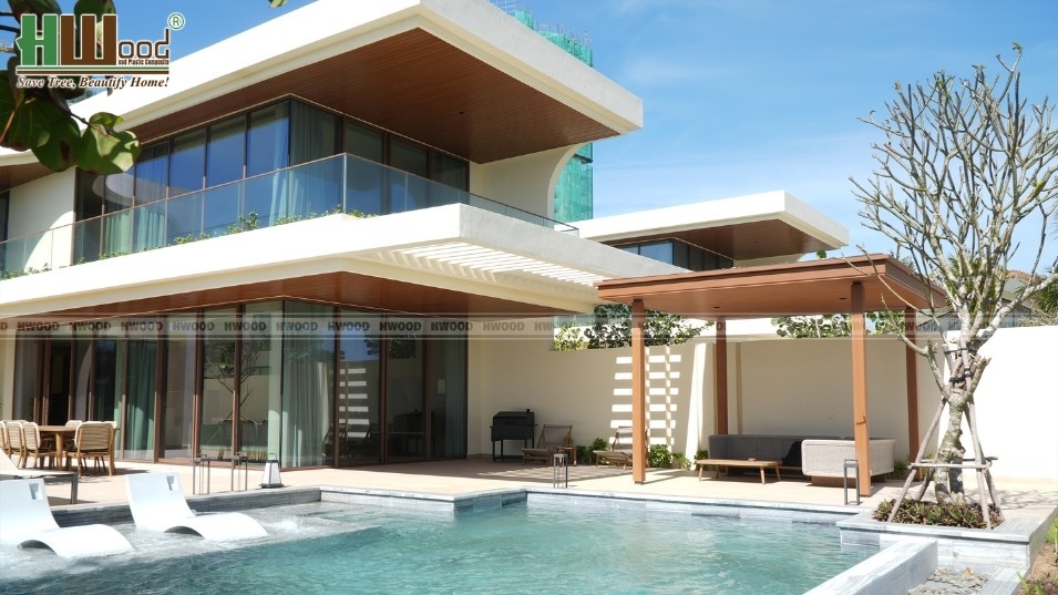 Cabana hồ bơi biệt thự hiện đại Ixora Hồ Tràm