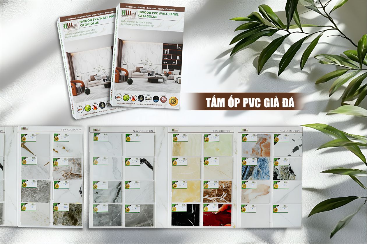 Catalogue tấm ốp pvc vân đá