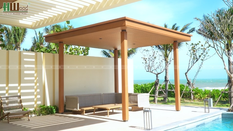 Chòi nghỉ cabana Ixora Hồ Tràm không gian nghỉ dưỡng ven biển