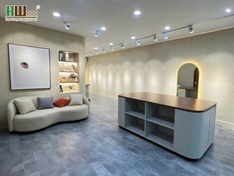 Sàn nhựa hèm khóa giả xi măng