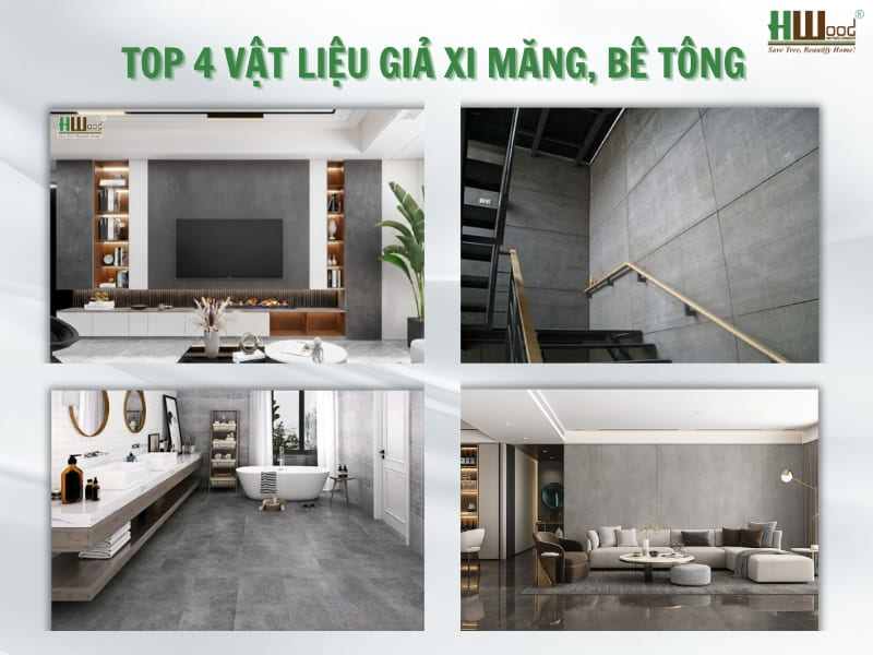 Bộ sưu tập vật liệu giả xi măng đa dạng mang đến giải pháp trang trí hiện đại cho mọi không gian