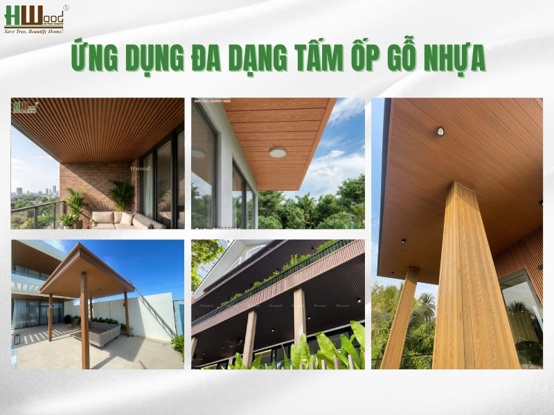 Các ứng dụng phổ biến của gỗ nhựa