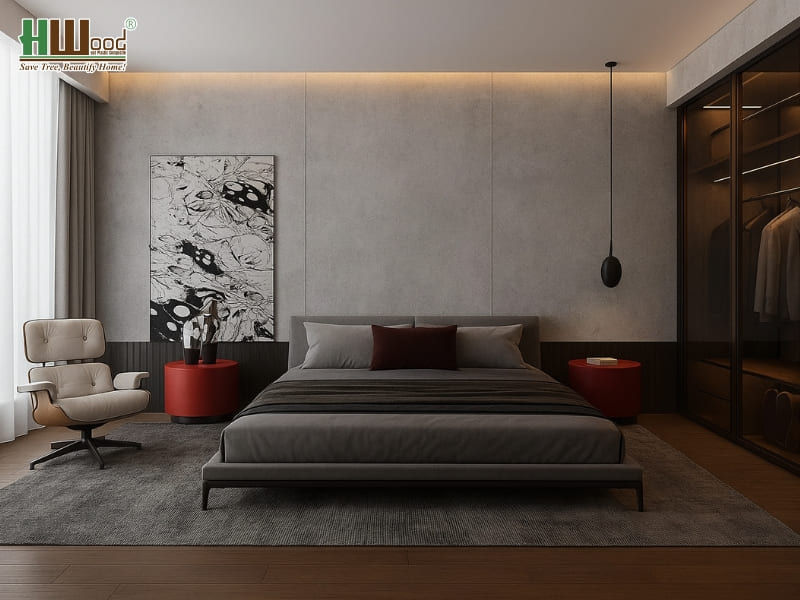 Ứng dụng tấm ốp than tre giả xi măng