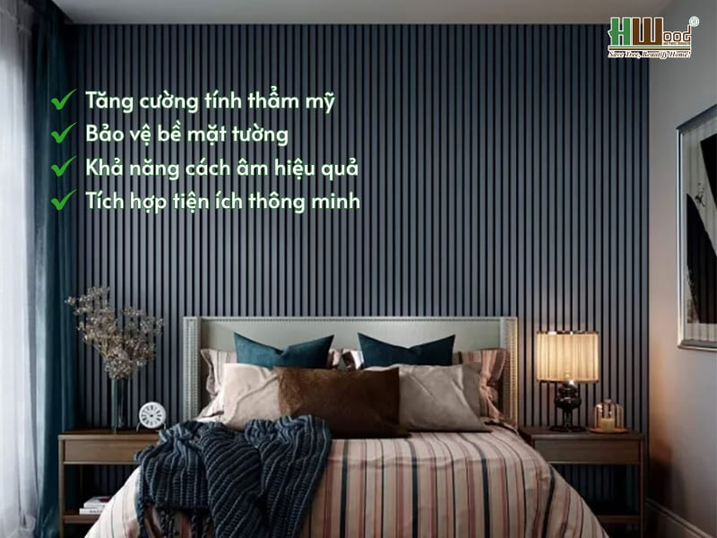Ưu điểm khi sử dụng vách đầu giường