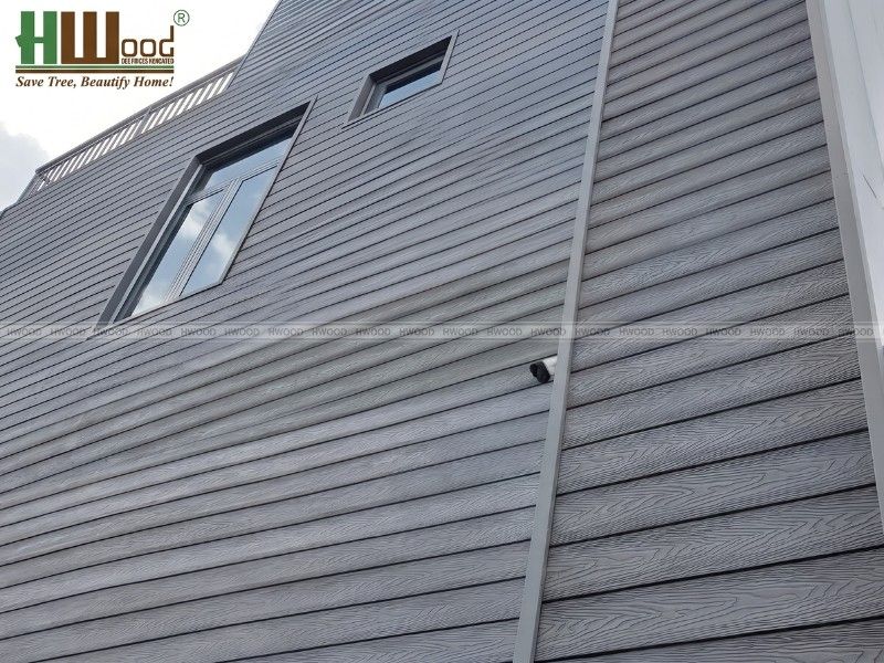 Ứng dụng tấm ốp HWOOD cho mặt tiền