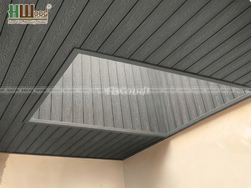 Ứng dụng tấm ốp HWOOD làm giếng trời