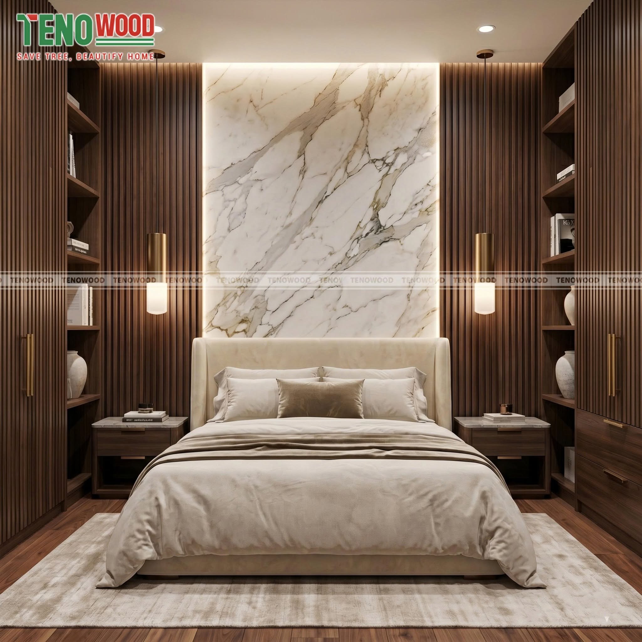 Tam Op Hw170w25id Mau Walnut Op Tuong Phong Ngu