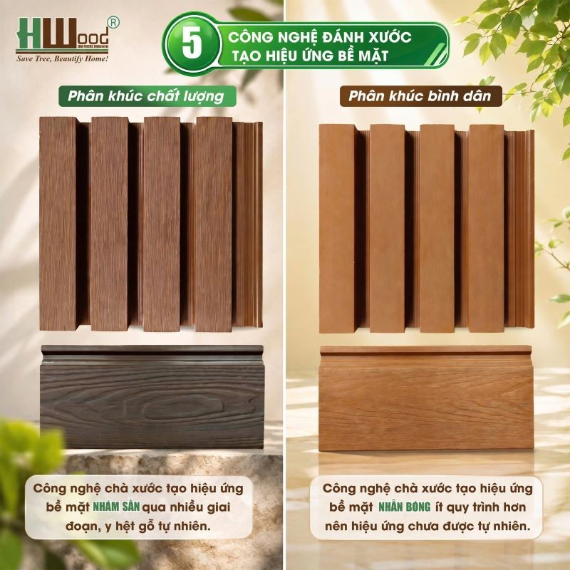 công nghệ đánh xước tạo hiệu ứng bề mặt tấm ốp ASA